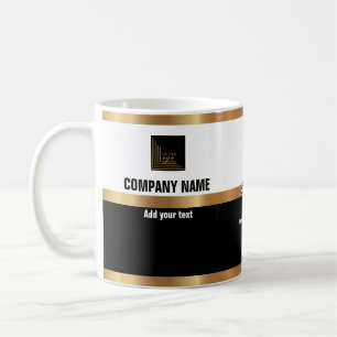 Professional Client Employee Attendee QR Code Swag Coffee Mug