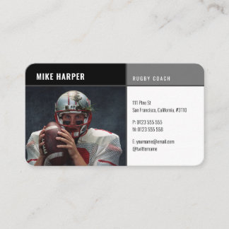 Professional Coach | Rugby Master Sport Business Card