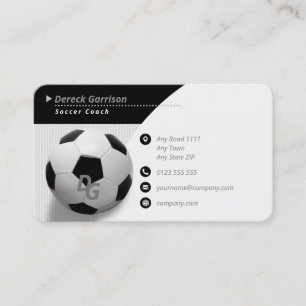 Professional Coach   Soccer Master Sport Business Card