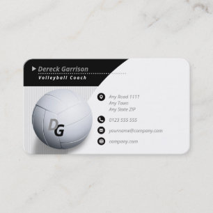 Professional Coach   Volleyball Master Sport Business Card
