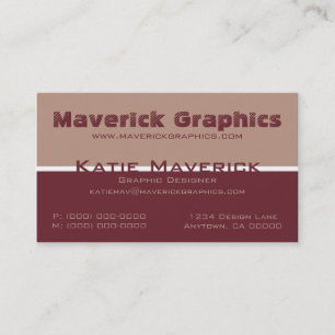 Professional Colour Duos Business Card