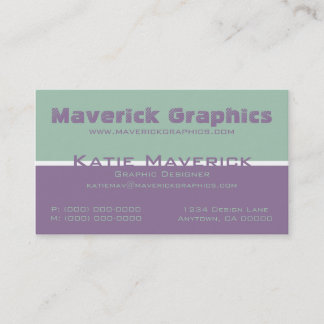 Professional Colour Duos Business Card