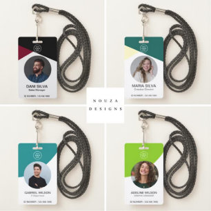 Professional Company Corporate Logo Photo ID  Badge