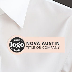 Professional Company Logo Employee Magnetic Or Pin Name Tag