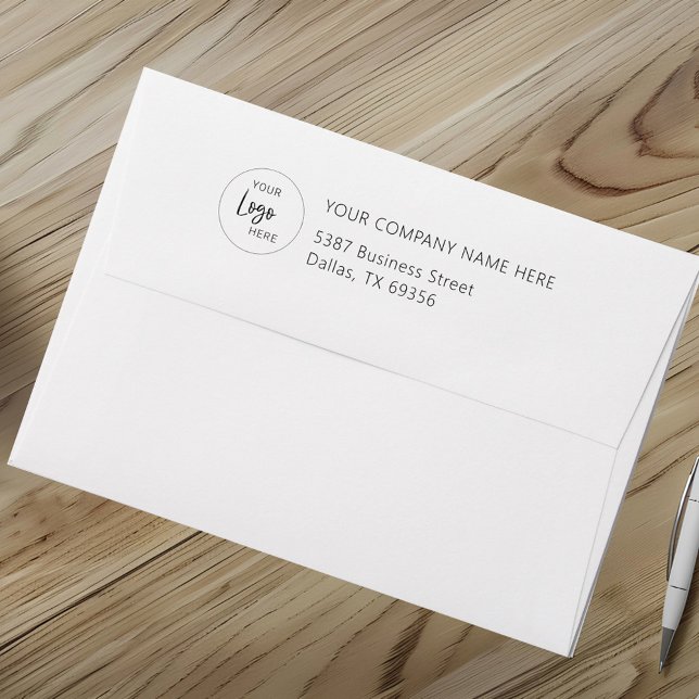 Professional Company Logo | Return Address Envelope (Creator Uploaded)