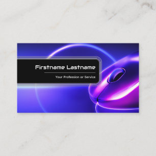 Professional computer hardware experts mouse business card