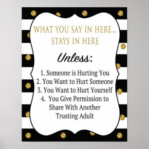 Professional Confidentiality Poster