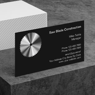 Professional Construction Company Business Card