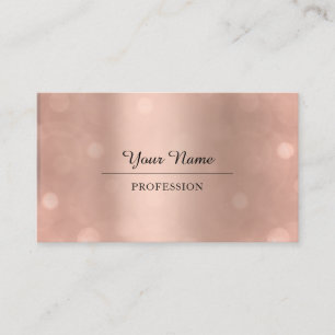 Professional Consulting Modern  Rose Business Card