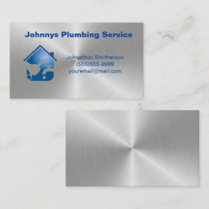 Professional Contractor Plumbing Service  Business Business Card