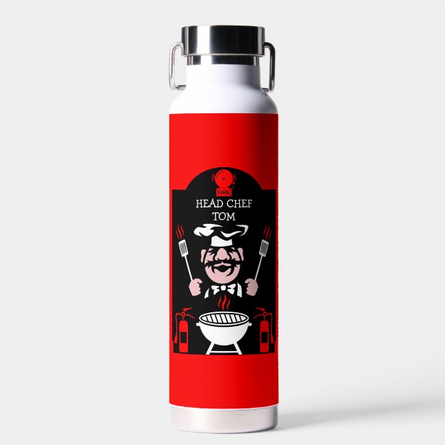 Professional Cook Gift Water Bottle (Front)