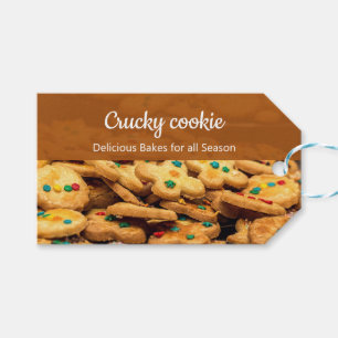 professional cookies photo Business Card Gift Tags
