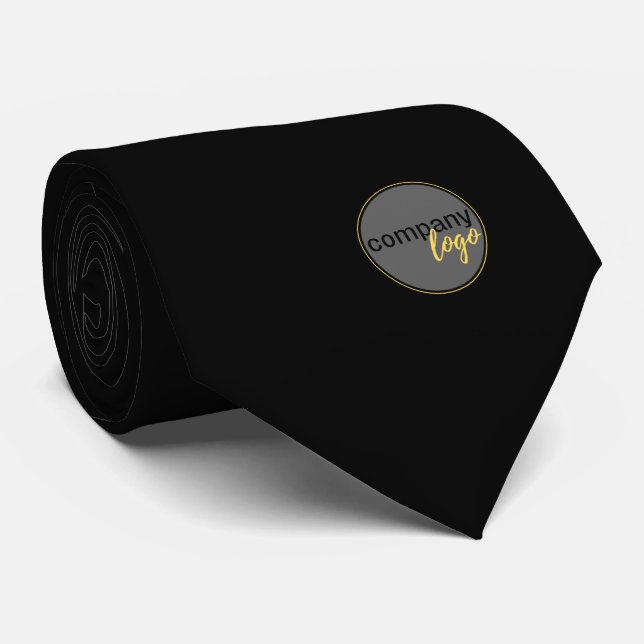 PROFESSIONAL CORPORATE BUSINESS COMPANY LOGO BLACK TIE (Rolled)
