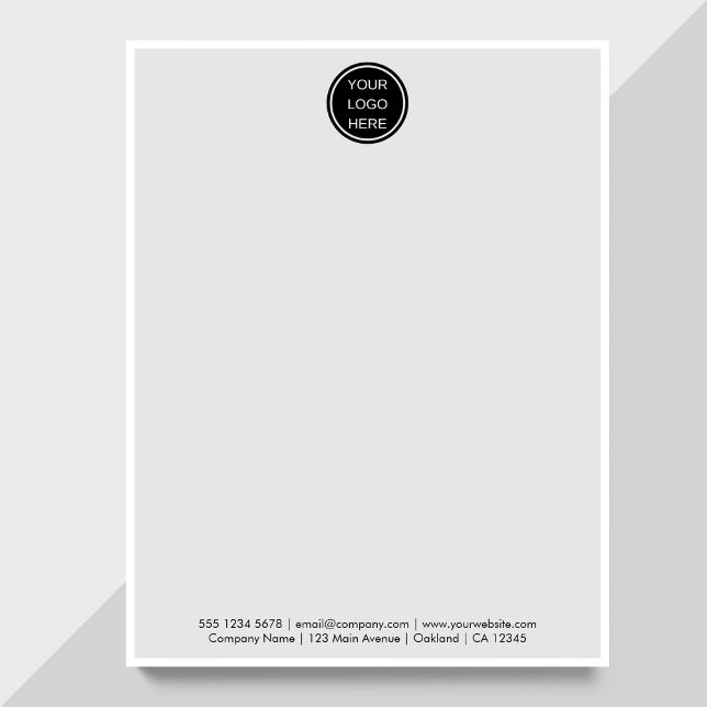Professional Corporate Business Logo Mail Branded Custom Letterhead (Creator Uploaded)