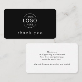 Professional Corporate Business Thank You Card