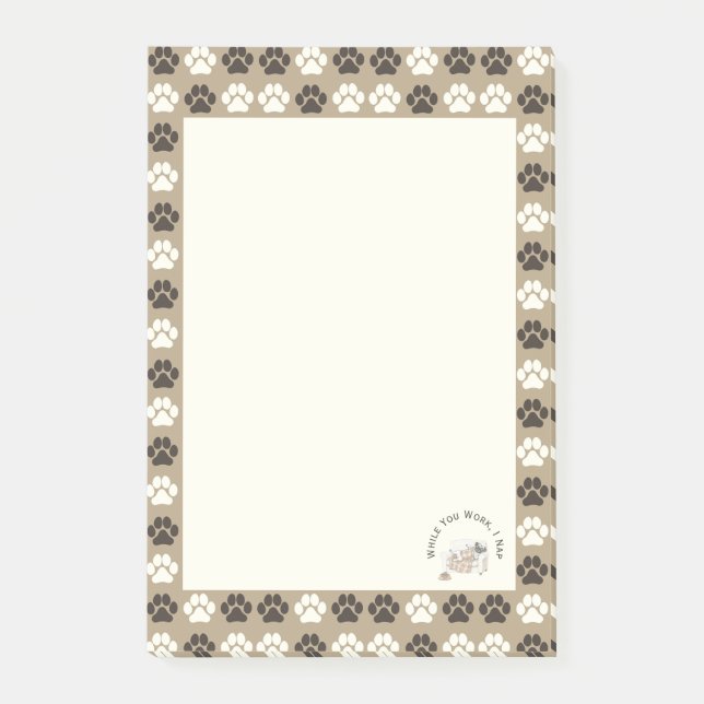 Professional Couch Tester – Cosy Paws Collection Post-it Notes (Front)