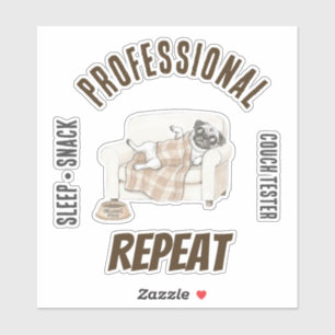 Professional Couch Tester – Cozy Paws Collection