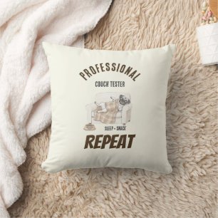 Professional Couch Tester – Cozy Paws Collection Cushion