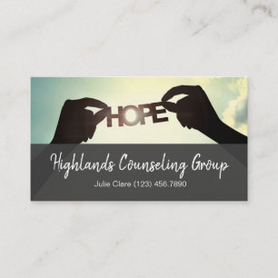 Professional Counseling Group Life Coach, Business Business Card