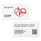 Professional CPR Instructor Business Cards with QR