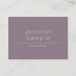 Professional Creative Clean Design Modern Plain Business Card