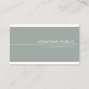 Professional Creative Green Sleek Design Luxury Business Card