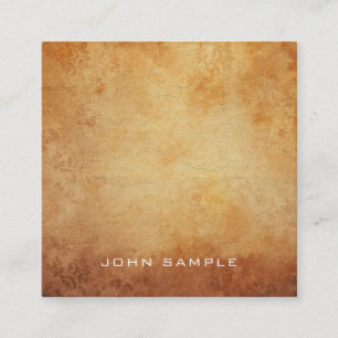 Professional Creative Plain Premium Thick Luxury Square Business Card
