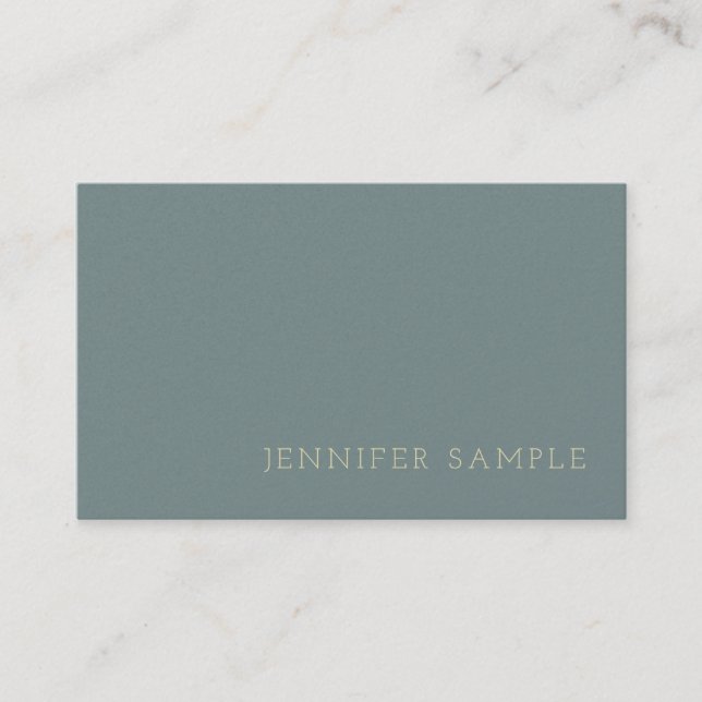Professional Creative Stylish Pearl Finish Luxury Business Card (Front)