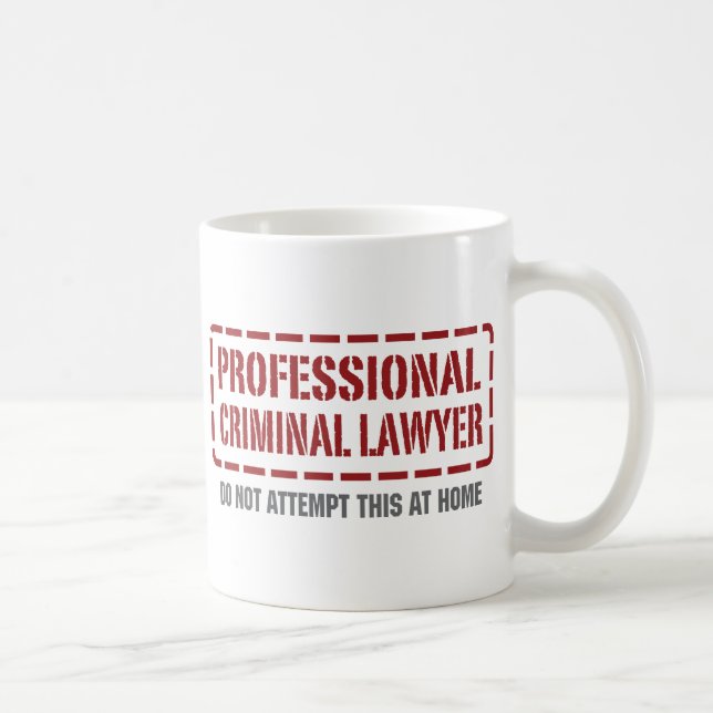 Professional Criminal Lawyer Coffee Mug (Right)