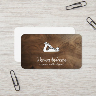 Professional Custom Building Construction Business Card