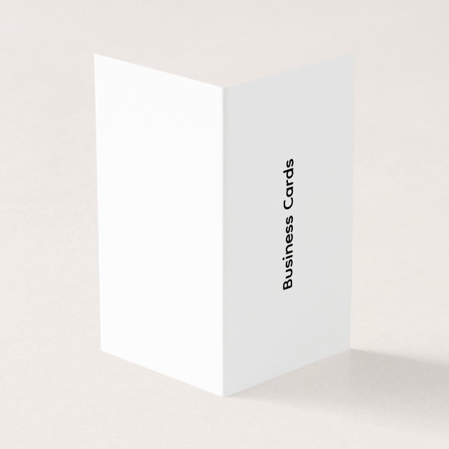 Professional Custom Business Card (Outside)