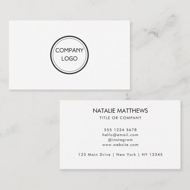 Professional Custom  Business Card (Front/Back)
