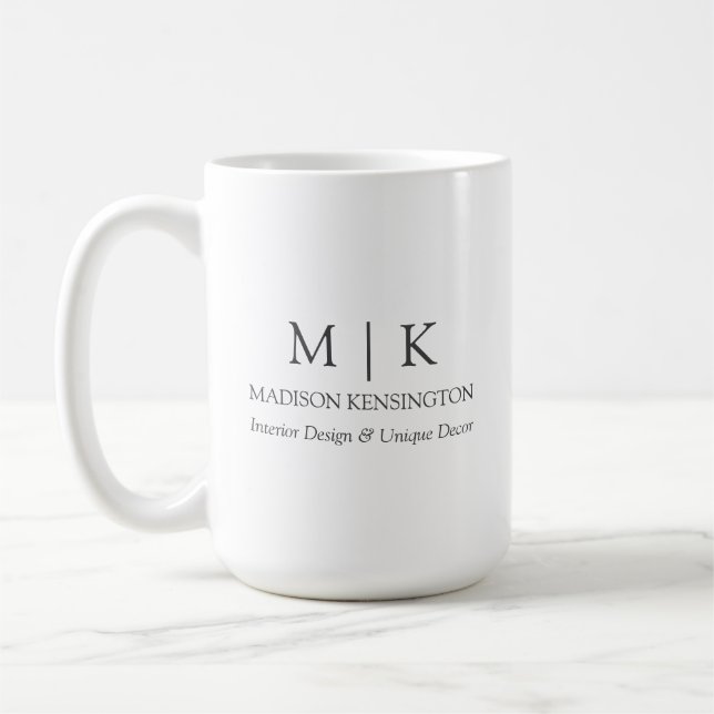 Professional Custom  Business Coffee Mug (Left)