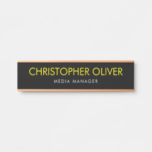 Professional Custom  Business Door Sign