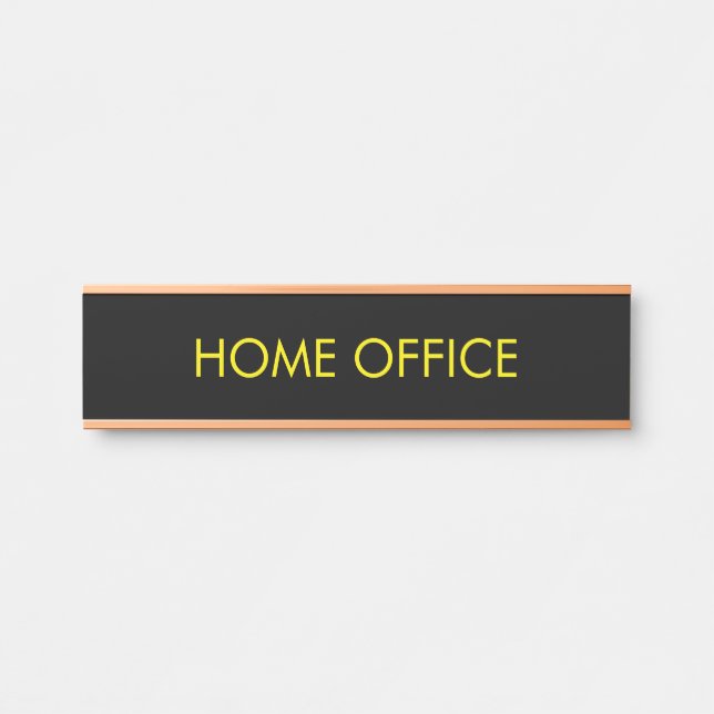 Professional Custom  Business Door Sign (Front)