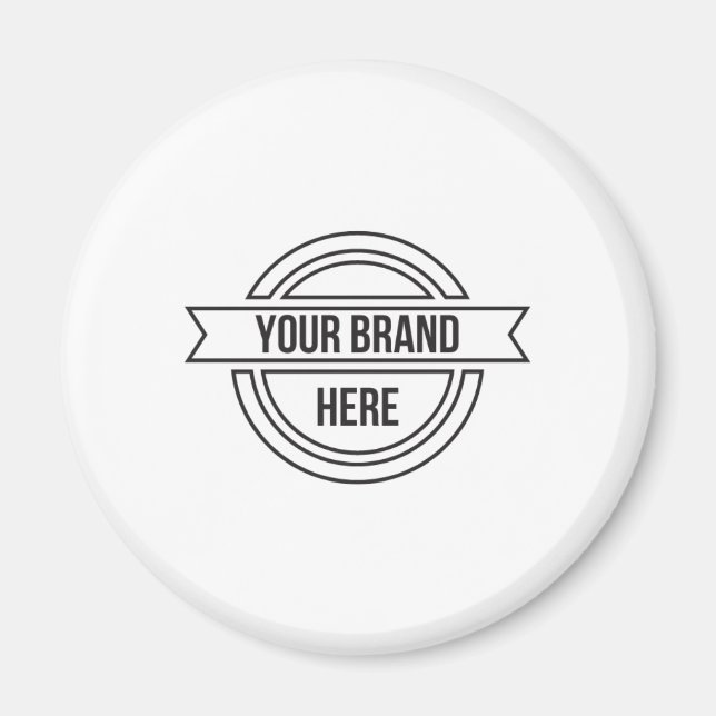 Professional Custom Business Logo Magnet (Front)