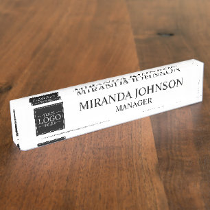 Professional Custom Business Logo Nameplate