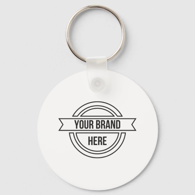 Professional Custom Business Logo Promotion Key Ring (Front)