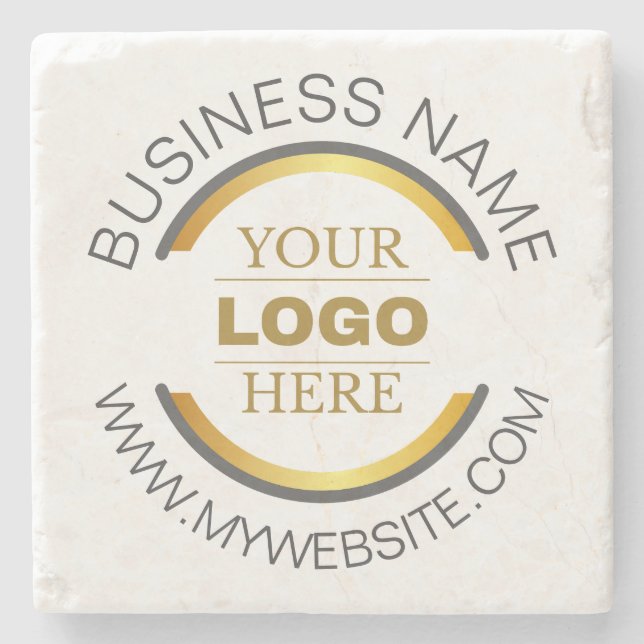 Professional Custom  Business Stone Coaster (Front)