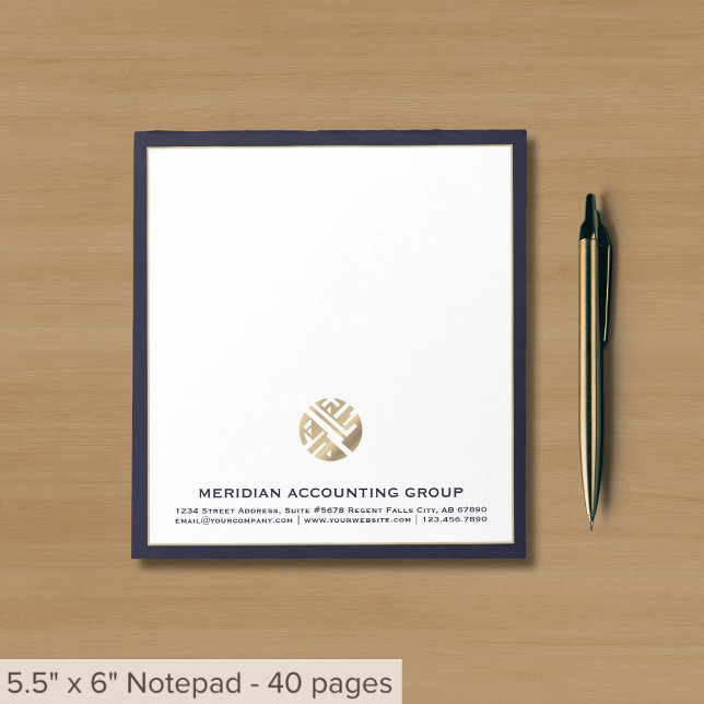 Professional Custom Logo Business Notepad (Creator Uploaded)