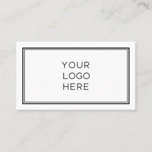 Professional Custom Logo Simple and Minimalist Business Card