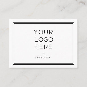 Professional Custom Logo Simple Gift Certificate