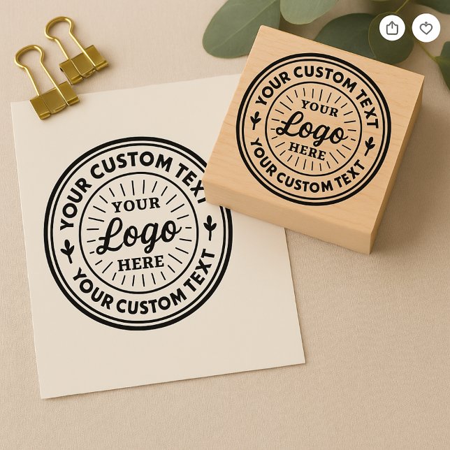 Professional Custom Logo Stamp for Business (Creator Uploaded)
