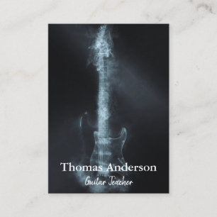 Professional Custom Musical Instrument Guitar  Business Card