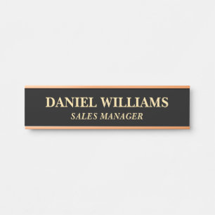 Professional Custom Name Plate Office Door Sign