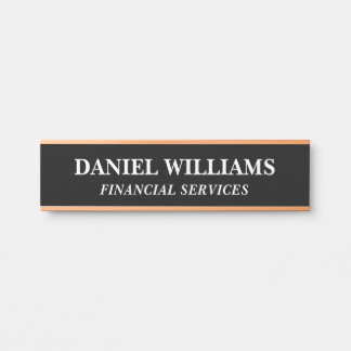 Professional Custom Name Plate Office Door Sign