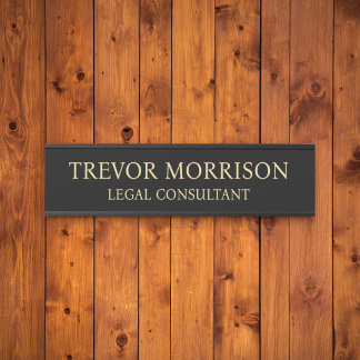 Professional Custom Name Plate Office Door Sign