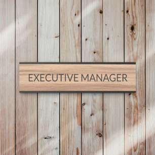Professional Custom Name Plate Office Door Sign