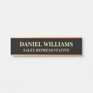 Professional Custom Name Plate Office Door Sign