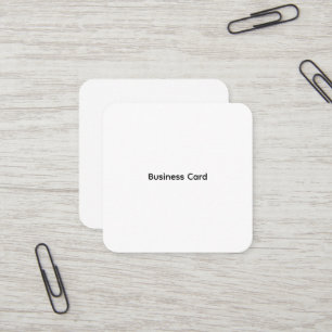 Professional Custom Square Business Card